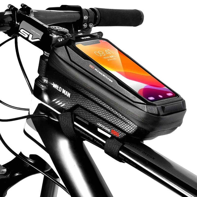 Accessoires de cyclisme⎮ Sacoche de téléphone pour cadre de vélo