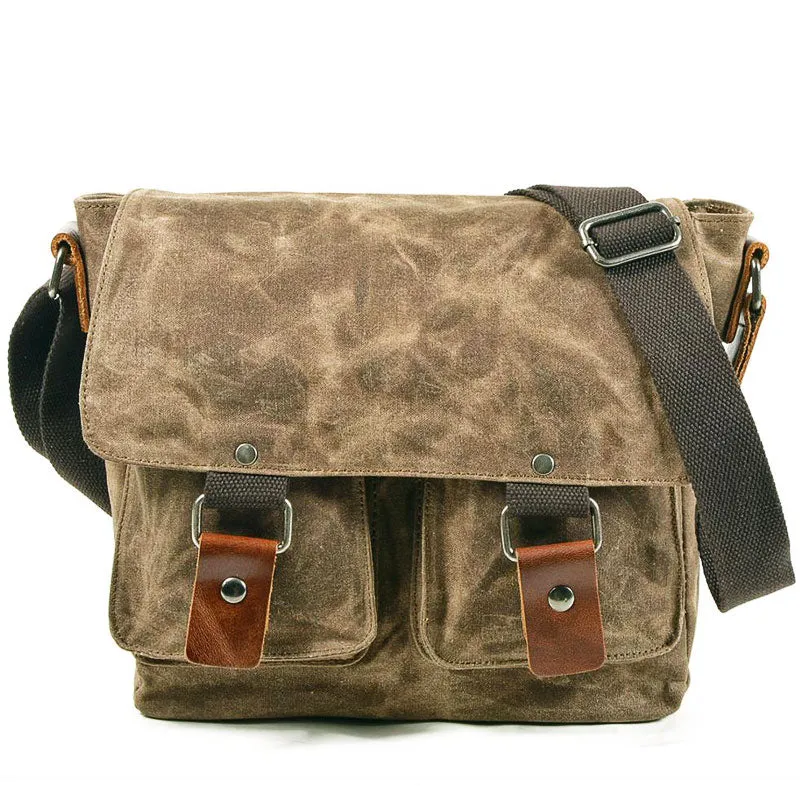 Sacoche toile moto vintage | LOCHY