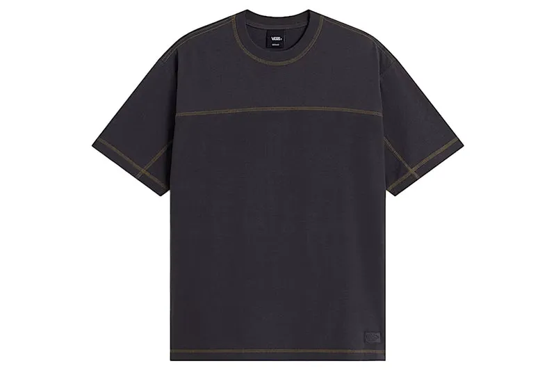 T-shirt à manches courtes ample avec coutures contrastées