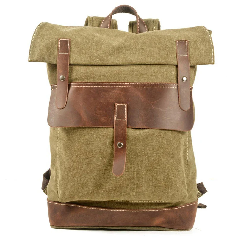 Sac à dos vintage homme toile | ELBERT
