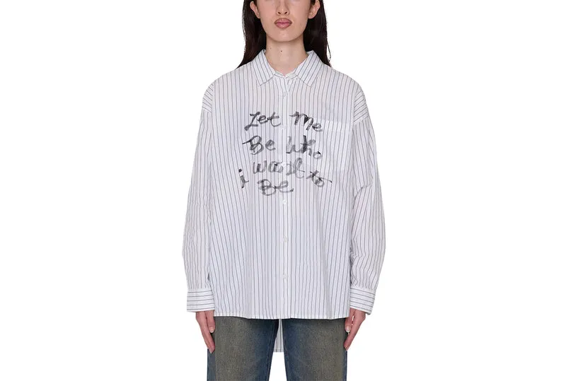 Chemise rayée OBEY CARLOTTA manches longues