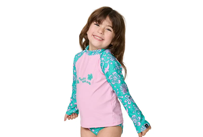 ENSEMBLE DE GILET ANTI-UV SUNSHINE À MANCHES LONGUES - FILLE