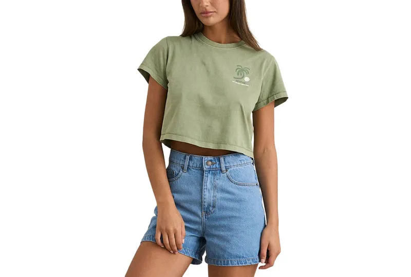 T-SHIRT ISLAND CROP CREW
