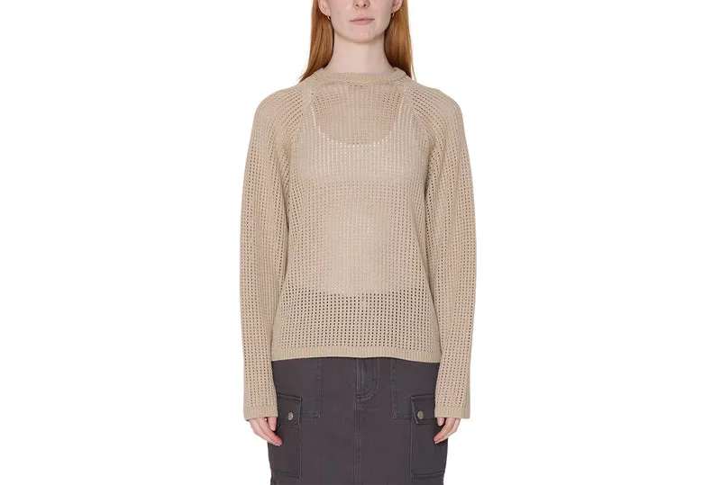W TALIA RAGLAN EN MAILLE OUVERTE
