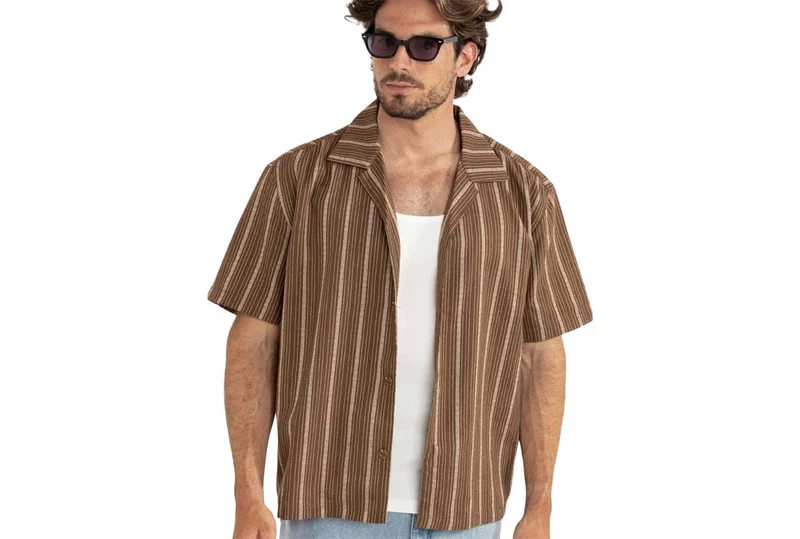 CHEMISE À RAYURES WEST WINDS SS