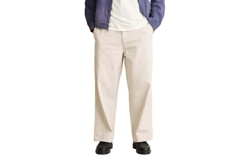PANTALON À CHEVILLONS DÉCONTRACTÉ