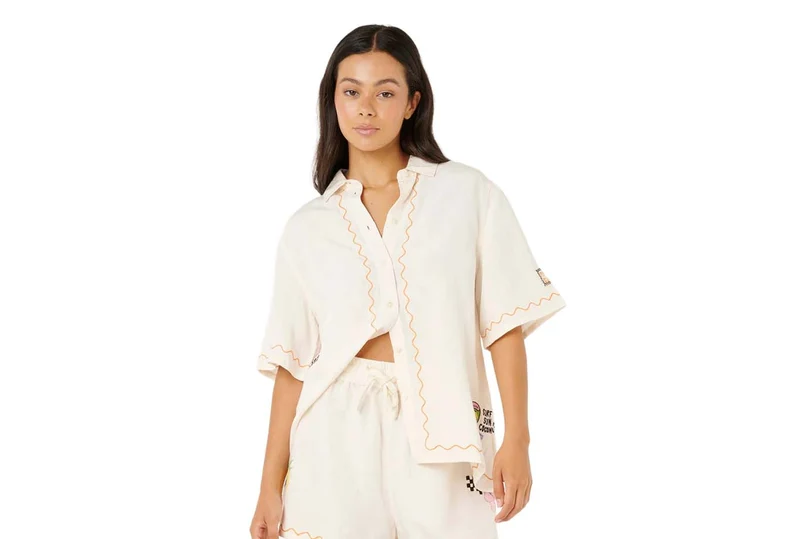 CHEMISE BRODÉE SUNSET LUAU